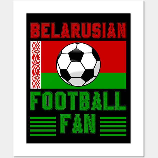 Belarus Football Fan Wall Art by footballomatic